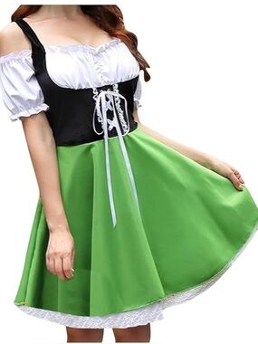 Dirndl Dress German Oktoberfest costume, Women Size Small,